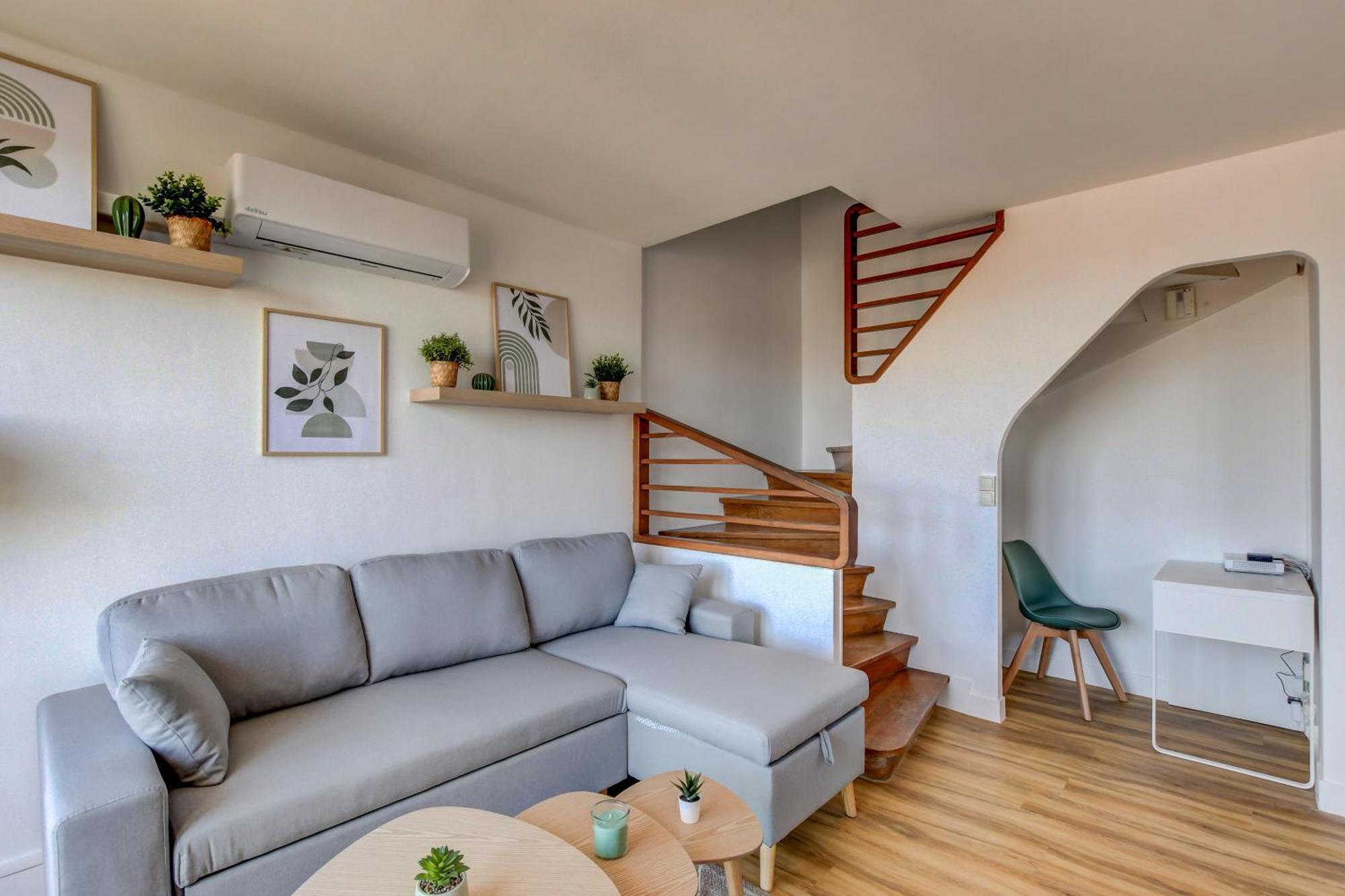 Sunset Duplex - Grand-Rond, Jardin Des Plantes, Centre-Ville, 2 Bdrs 60M2, Ac, Free Public Car Park 200M Away, Netflix - T3 60M2 Avec Clim, Parking Public Gratuit A 200M Toulouse Dış mekan fotoğraf